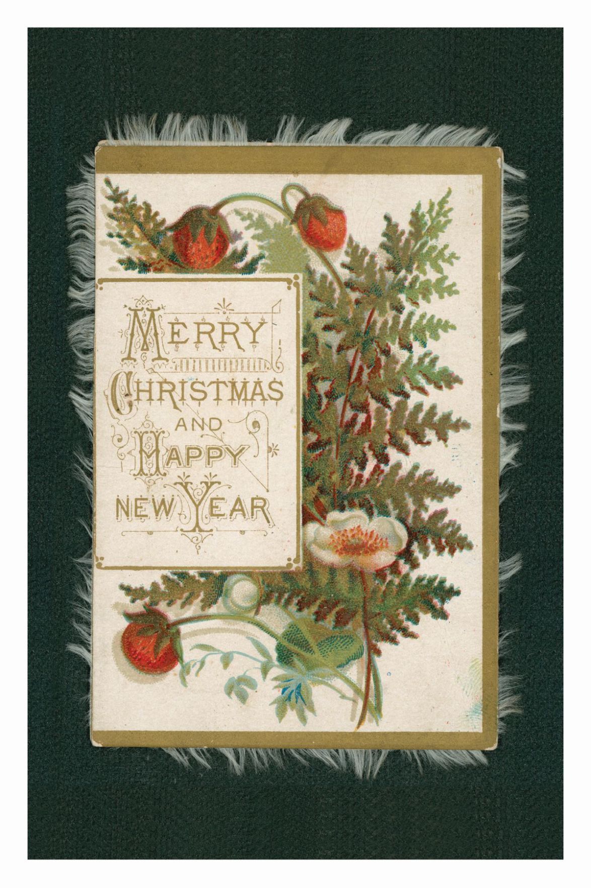 "Merry Christmas and Happy New Year" - ca. 1900